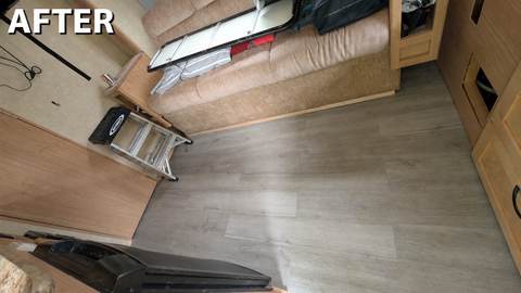 RV floor replacement after