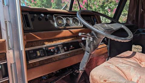 Motorhome cab and generator controls inspection