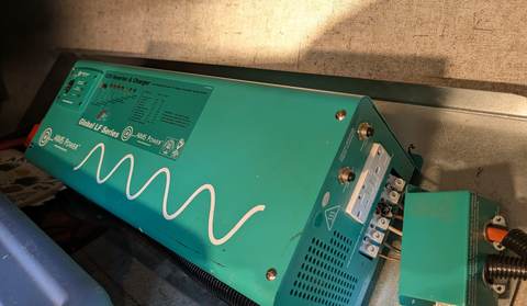 RV inverter and charger installation