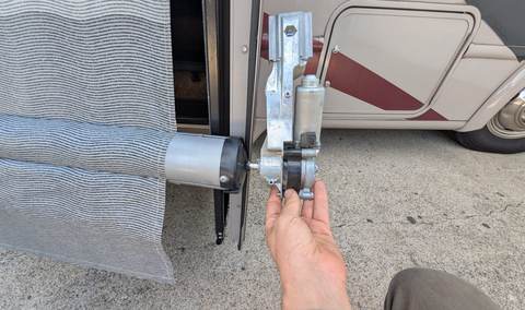 RV awning motor replacement