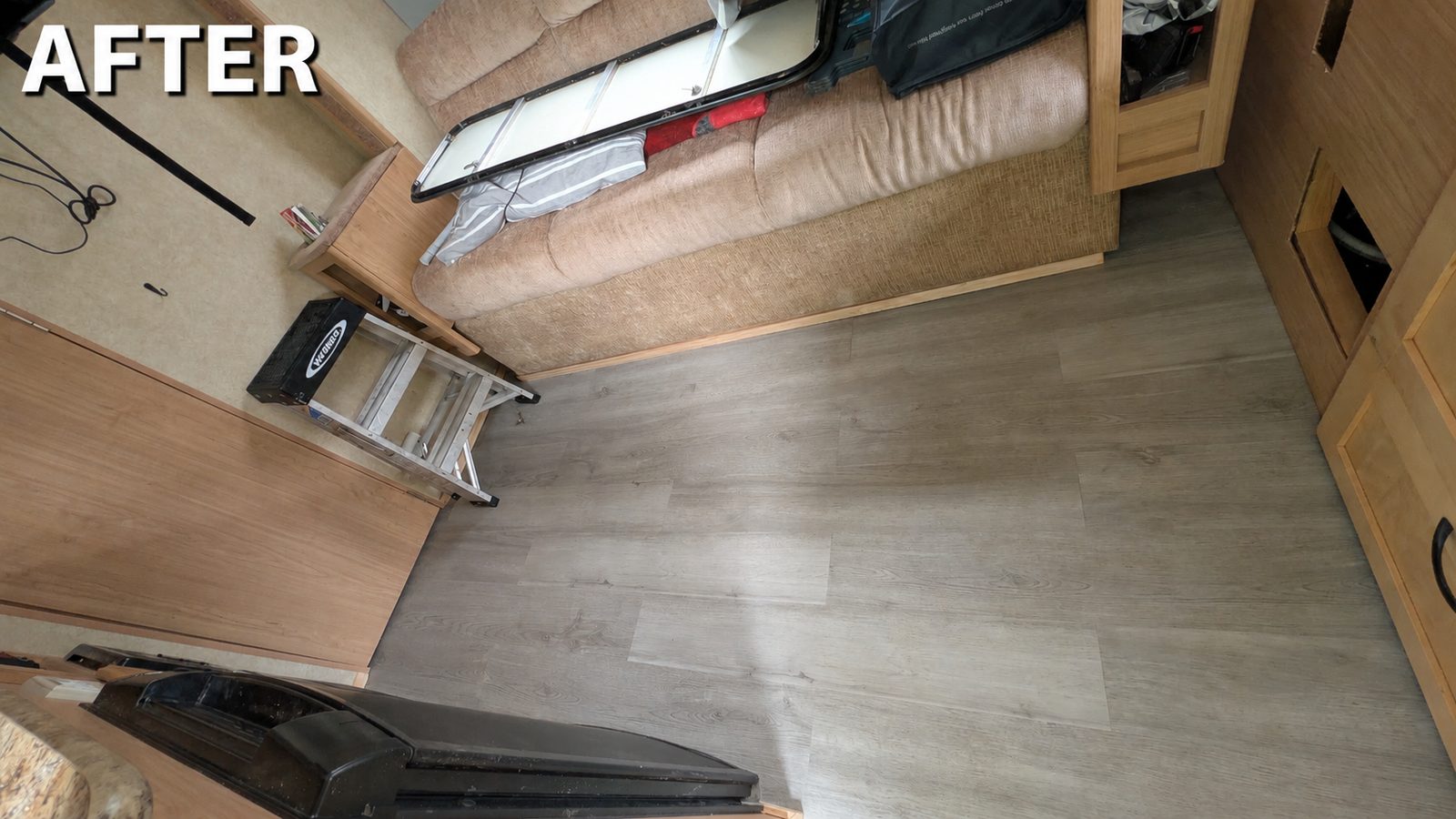 RV floor replacement after